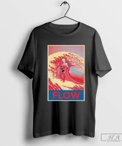 Official Tim Walz Flow Red Wave Shirt