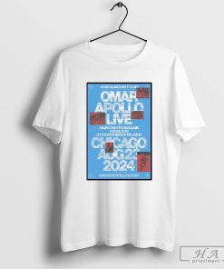 Omar Apollo World Tour August 23 2024 Chicago, IL Poster T-Shirt