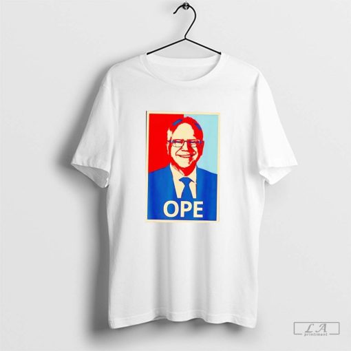 Ope Walz Tim Walz Harris Walz 2024 Retro T-shirt