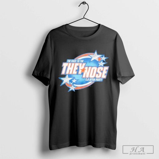 Original The Race To The They Nose Cji After Party 2024 T-Shirt