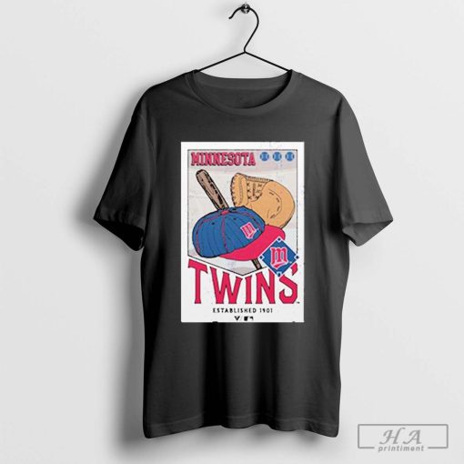 Premium Minnesota Twins Levelwear Uphill Cooperstown Collection Core Logo T-shirt