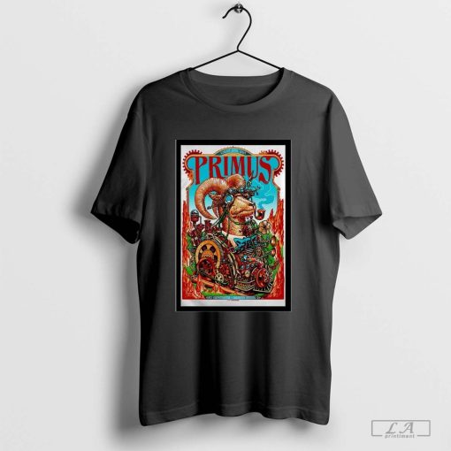 Primus On Aug 24 2024 Ford Amphitheater Colorado Springs CO Poster Shirt