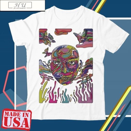 Psychedelic Non Binary Face Shirt