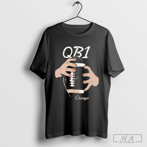 Qb1 Chicago Bears Football Hands T Shirt