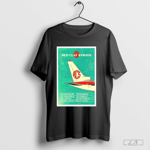 Red Clay Strays X Soundwaves Creative Tour 2024 Poster Shirt