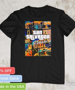 San Salvador El Salvador Capital Proud Retro shirt