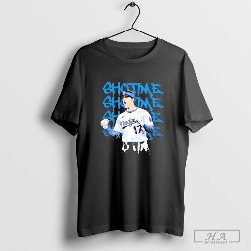 Shohei Ohtani scream Los Angeles Dodgers shirt