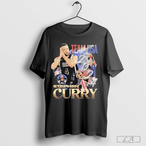 Stephen Curry Team USA Nuit Nuit Good Night Paris Olympic Shirt