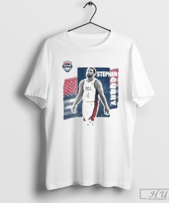 Stephen curry usa basketball 2024 summer olympics player cutout t