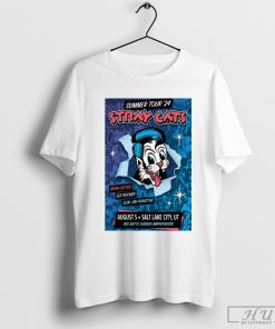 Summer Tour 2024 Stray Cats August 5 Salt Lake City, UT Poster Shirt