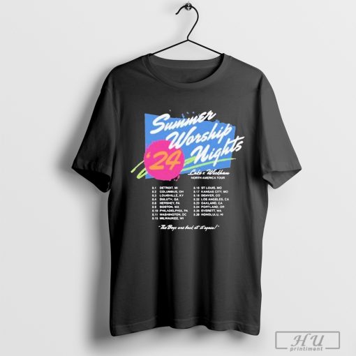 Summer Worship Nights Retro Summer T-shirt