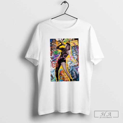 Swiftley Taylor Swift Graffiti Unisex T-Shirt Swiftkirchen Pop-Art Fan Item Gift Idea Eras Tour Popstar Rockstar Swifties Concert