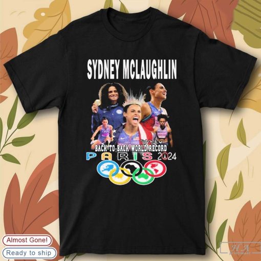 Sydney Mclaughlin Back To Back World Record Olympics Paris 2024 shirt