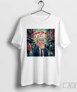 Tampon Tim Walz caricature shirt