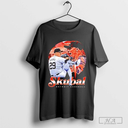 Tarik Skubal Detroit Tigers Baseball Player Pose Vintage Shirt