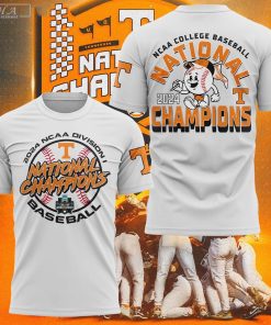 Tennessee Volunteers 2024 NCAA Men’s Baseball College World Series Champions Division I T-Shirt