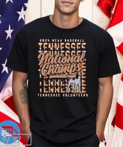 Tennessee Volunteers Women’s 2024 Ncaa Men’s Baseball College World Series Champions Comfort Colors Stack T-shirt