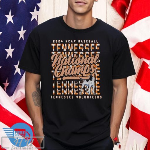 Tennessee Volunteers Women’s 2024 Ncaa Men’s Baseball College World Series Champions Comfort Colors Stack T-shirt