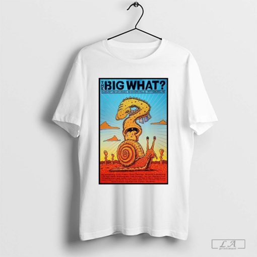 The Big What Festival Aug 22 2024 Shakori Hills In Pittsboro NC Poster Shirt