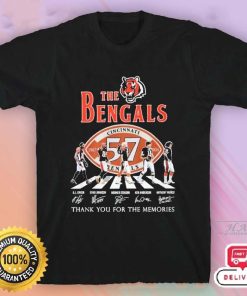 The Cincinnati Bengals NFL Thank You For The Memories 2024 T-Shirt