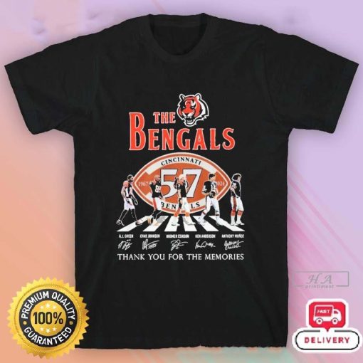 The Cincinnati Bengals NFL Thank You For The Memories 2024 T-Shirt