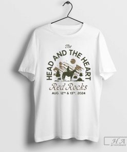 The Head And The Heart Red Rocks 2024 Event T-shirt