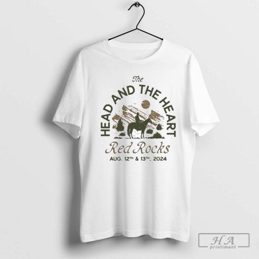 The Head And The Heart Red Rocks 2024 Event T-shirt