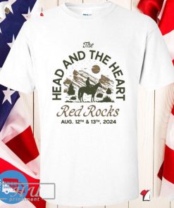 The Head And The Heart Red Rocks 2024 Event T-shirt