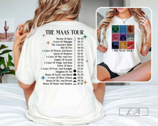 The Maas Tour Shirt, Sarah J. Maas Shirt, ACOTAR Tee, Crescent City T-shirt