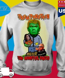 The monster squad Donald Trump Kamala Harris tim walz frankenstein T-shirt