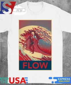 Tim Walz Flow Red Wave Shirt, hoodie, sweater