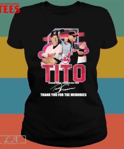 Tito Cleveland Indians, Guardians 2013 - 2023 Thank You For The Memories Shirt