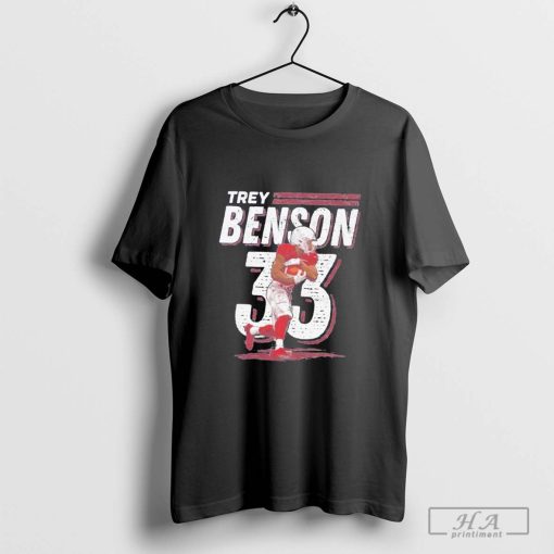 Trey Benson number 33 Arizona Cardinals T-shirt