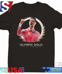 USA Novak Djokovic Olympic Paris 2024 Gold Medal Shirt