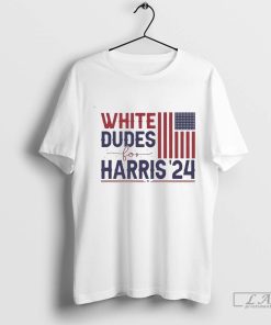 White Dudes for Harris Kamala Harris for President 2024 Harris Walz T-shirt