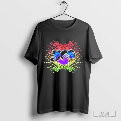 Yes Rainbow Abstract 2024 Tour Logo T-shirt