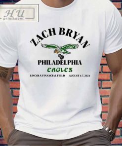 Zach Bryan Philadelphia Eagles Lincoln Financial Field August 6 7 2024 Shirt