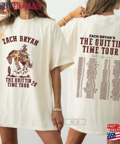 Zach Bryan The Quittin Time Tour 2024 Country Music Unisex T-Shirt