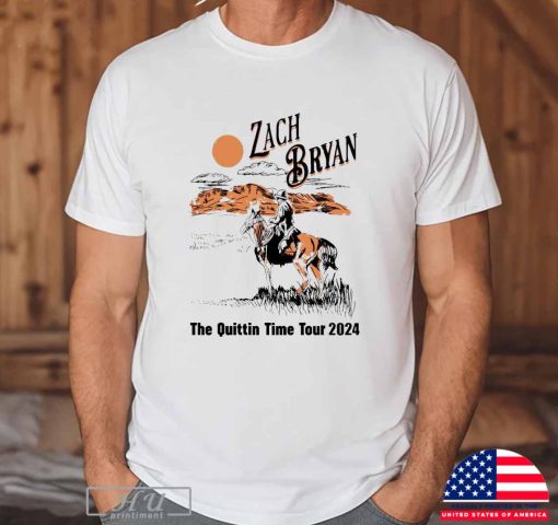 Zach Bryan The Quittin Time Tour 2024 Shirt