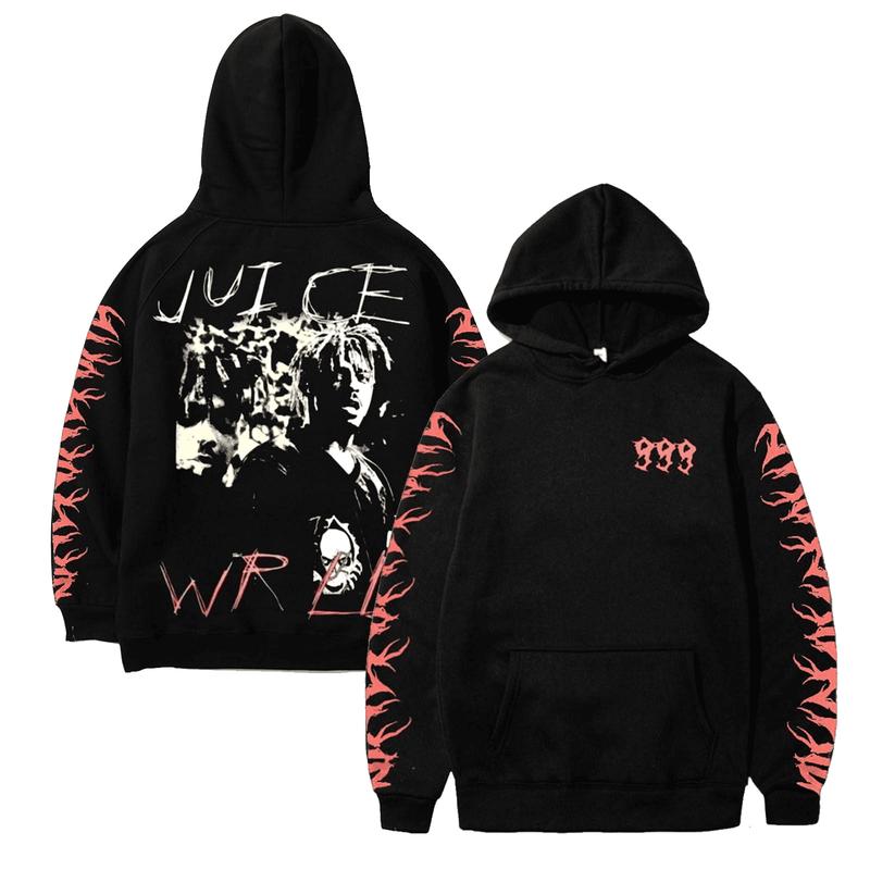 Rapper Juice Hoodie Y2k Men Hoodies 999 Hoodies With Designs Streetwear Sweatshirt Hooded Casual Knit Clothing