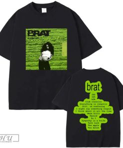 2024 Charli xcx Brat T-shirt 2024 Fans Unisex Pure Tees