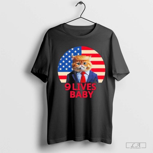 9 Lives Baby Trump Cute Cat 9 Lives Baby T-Shirt