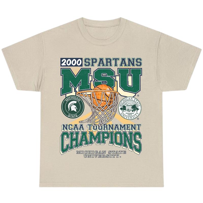 Michigan State University T Shirt Msu Spartans Tournamen T Shirt Full Color T Shirt Unisex T Shirt For Men For Women Billabongshirts