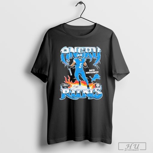 Angry Runs 2024 Detroit Lions David Montgomery Shirt