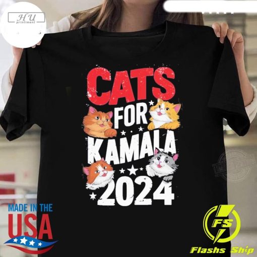 Awesome Cats For Kamala 2024 T-shirt