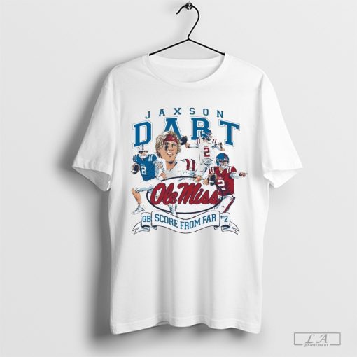 Best Jaxson Dart Ole Miss Score from far shirt