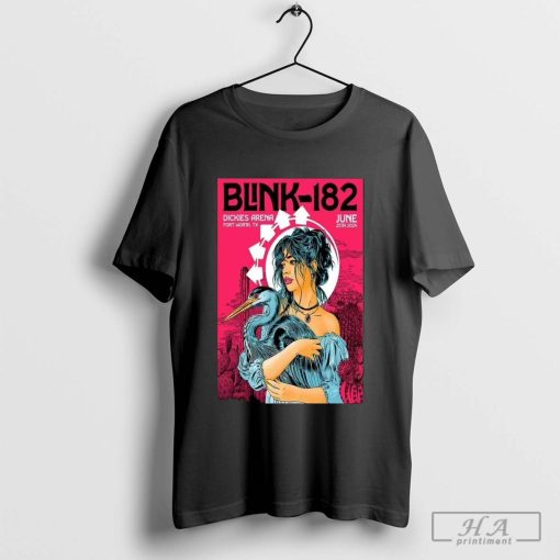 Blink-182 Dickies Arena Fort Worth Texas June 25th 2024 One More Time Tour T-shirt