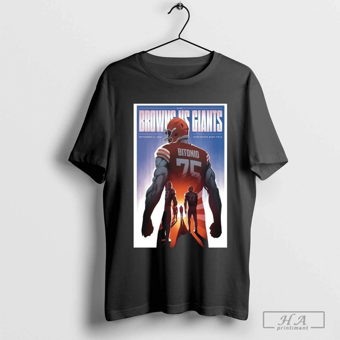 Browns Vs Giants Game Day 2024 Poster Shirt