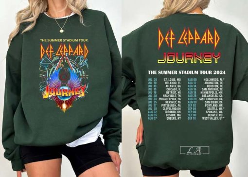 Def-Leppard And Journey Summer Stadium Tour 2024 Shirt