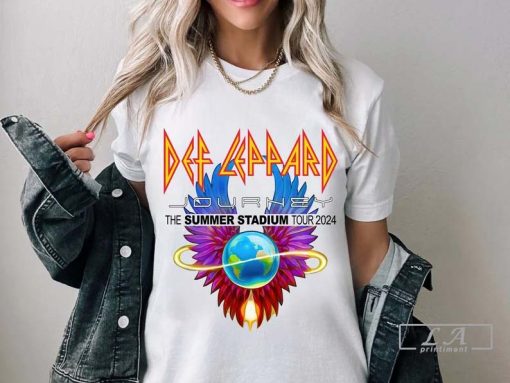 Def Leppard And Journey Summer Stadium Tour 2024 Shirt, Journey Tour Shirt